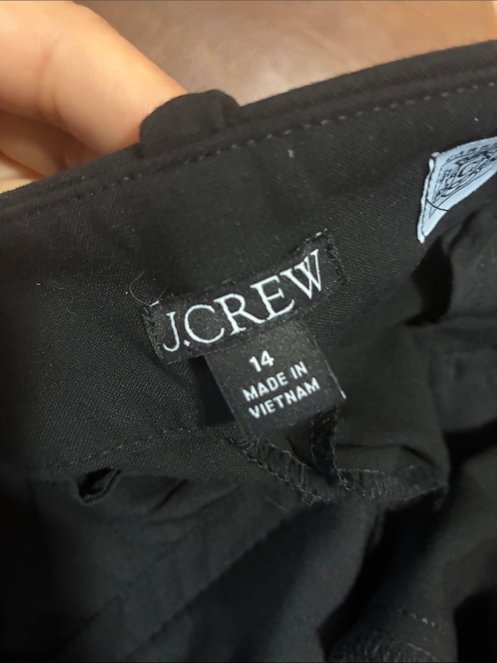 J. CrewNatalia pant in four-season stretch black size 14 - Picture 7 of 9